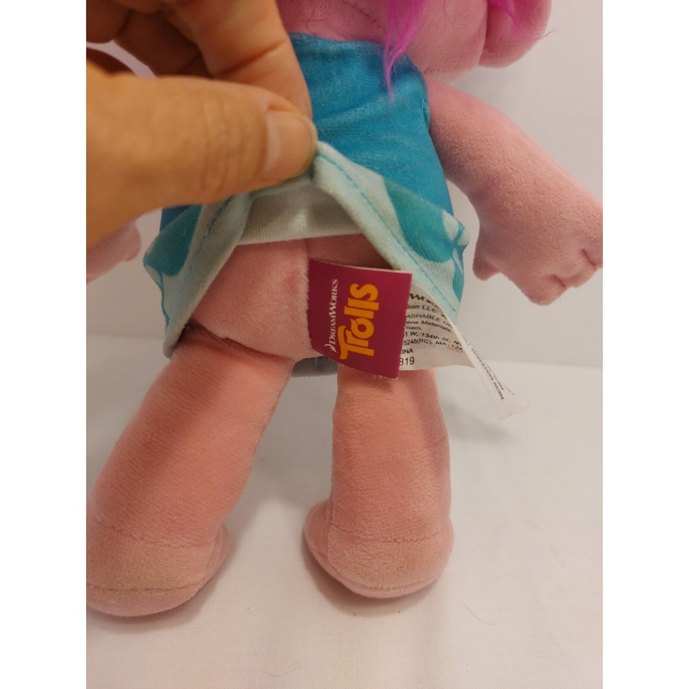 DREAM‎ WORKS POPPY Trolls Doll Large 16" Plush Pink 2016 - Picture 3 of 4
